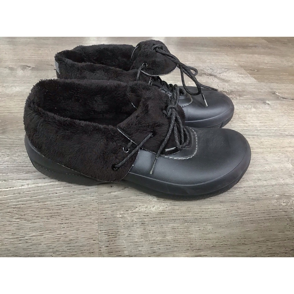 Crocs Blitzen Luxe Convertible Clog Men 10 Womens 12 Faux Fur Lined Bootie 14672